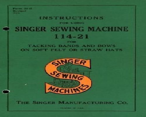 Singer 114-21 manual