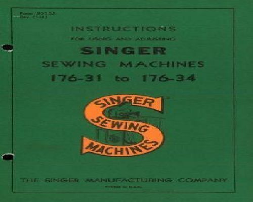 Singer Industrial Sewing Machine Instructions Page 2