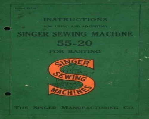 Singer 55-20 manual