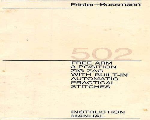 Frister + Rossmann 502