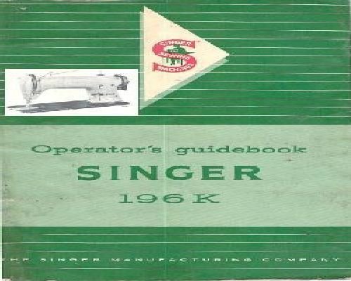 Singer 196K manual