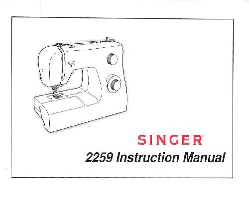 Singer 2259 manual