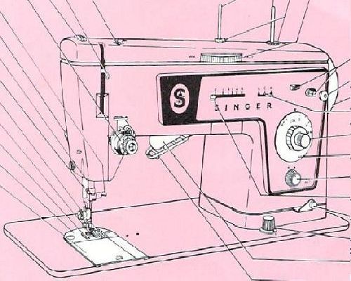 SINGER ~ Deluxe Zigzag Sewing Machine