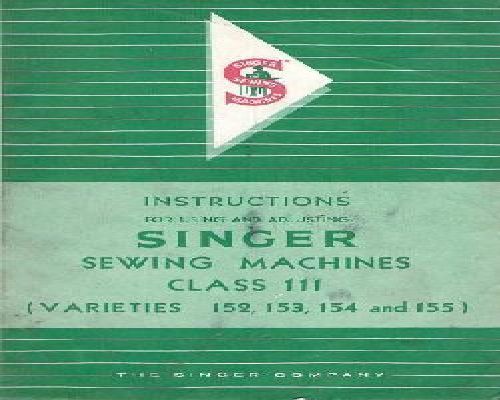 Singer Class 111 Varieties 152 153 154 & 155 Industrial Sewing Machine ...