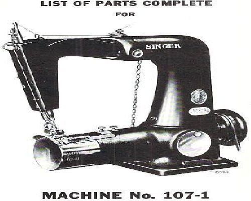 Singer 107-1-107-2 manual