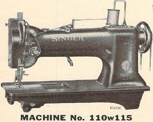 Singer 110w115 & 110w120 manual