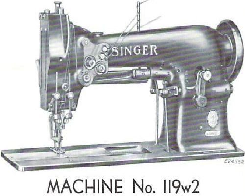 Singer 119w2 manual